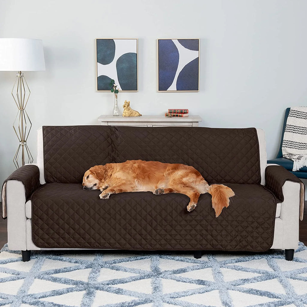 Productos Para Mascotas Protector De Muebles De Sofá Reversible - Espresso/Arcilla, Sofá